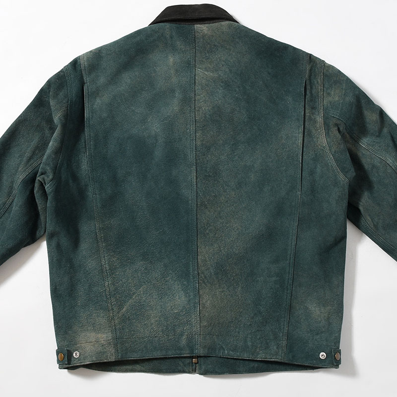 LEATHER DETROIT JACKET -Goat suede Antique finish- -2.COLOR-