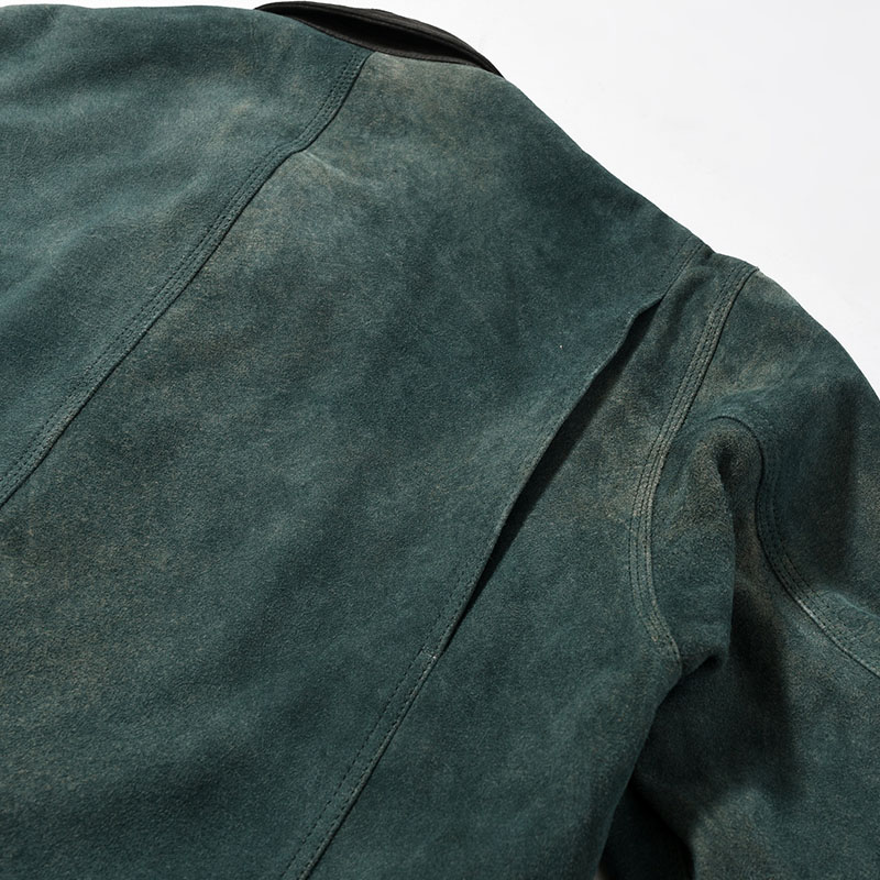LEATHER DETROIT JACKET -Goat suede Antique finish- -2.COLOR-