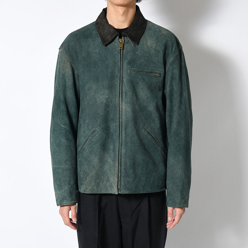 LEATHER DETROIT JACKET -Goat suede Antique finish- -2.COLOR-