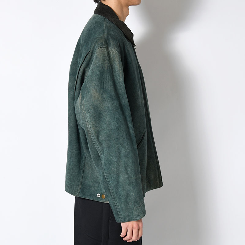LEATHER DETROIT JACKET -Goat suede Antique finish- -2.COLOR-