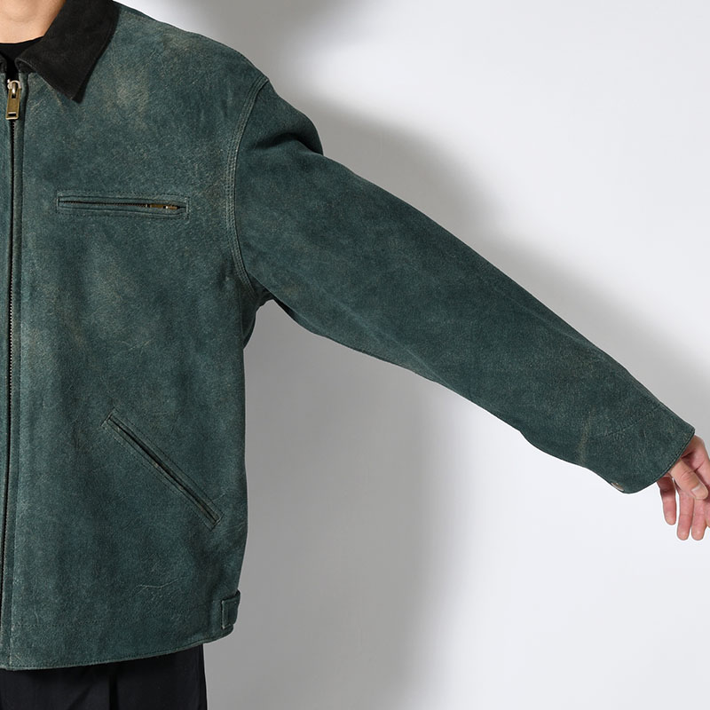 LEATHER DETROIT JACKET -Goat suede Antique finish- -2.COLOR-