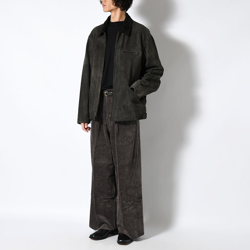 LEATHER DETROIT JACKET -Goat suede Antique finish- -2.COLOR-