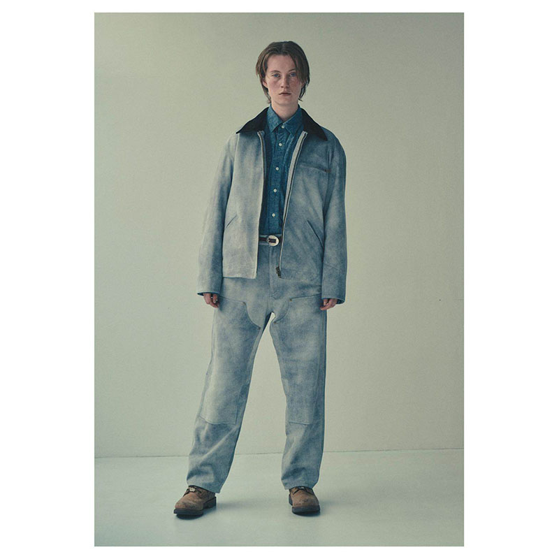 LEATHER DETROIT JACKET -Goat suede Antique finish- -2.COLOR-