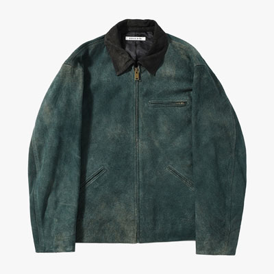 LEATHER DETROIT JACKET -Goat suede Antique finish- -2.COLOR-