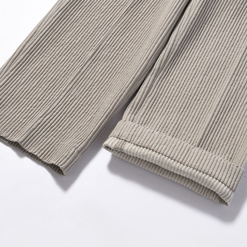 IN TUCK TROUSERS -Cotton Wool Pleats- -2.COLOR-