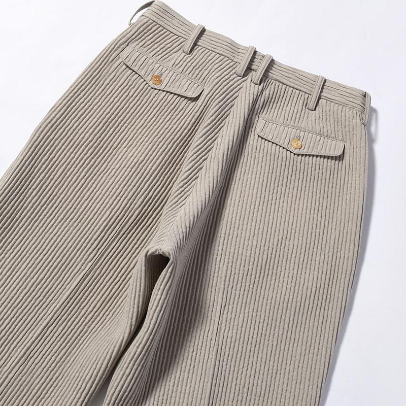 IN TUCK TROUSERS -Cotton Wool Pleats- -2.COLOR-