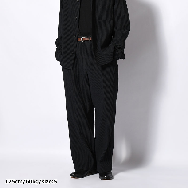 IN TUCK TROUSERS -Cotton Wool Pleats- -2.COLOR-