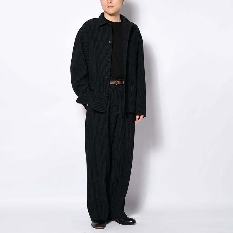 IN TUCK TROUSERS -Cotton Wool Pleats- -2.COLOR-