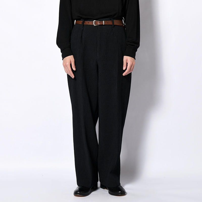 IN TUCK TROUSERS -Cotton Wool Pleats- -2.COLOR-