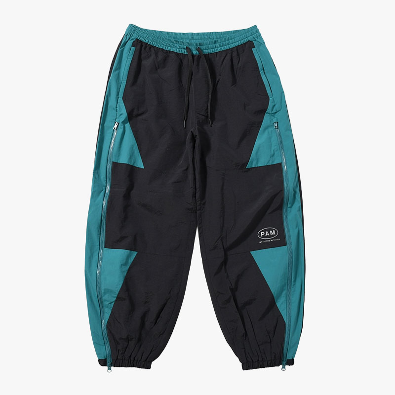 AKTIV-8 TRACKPANT -BLACK/TEAL-