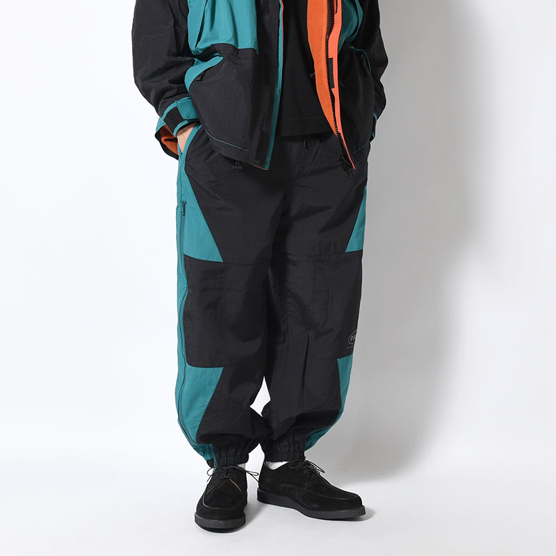 AKTIV-8 TRACKPANT -BLACK/TEAL-