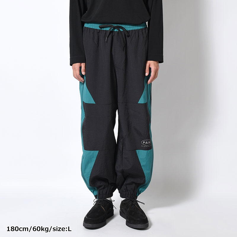 AKTIV-8 TRACKPANT -BLACK/TEAL-