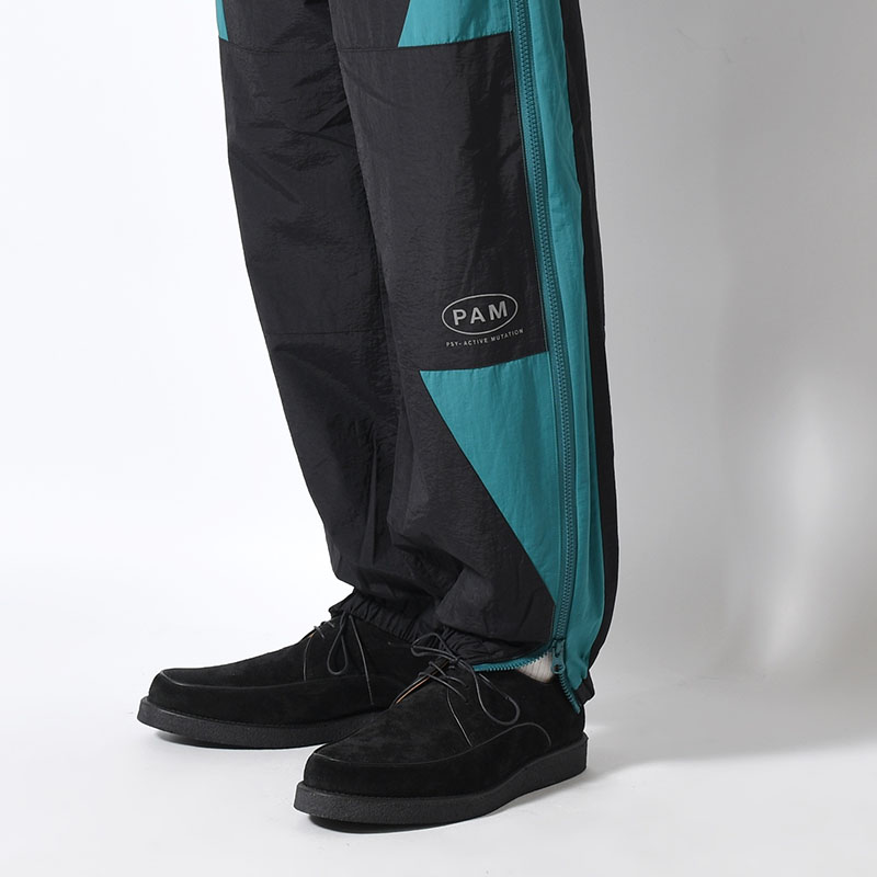 AKTIV-8 TRACKPANT -BLACK/TEAL-