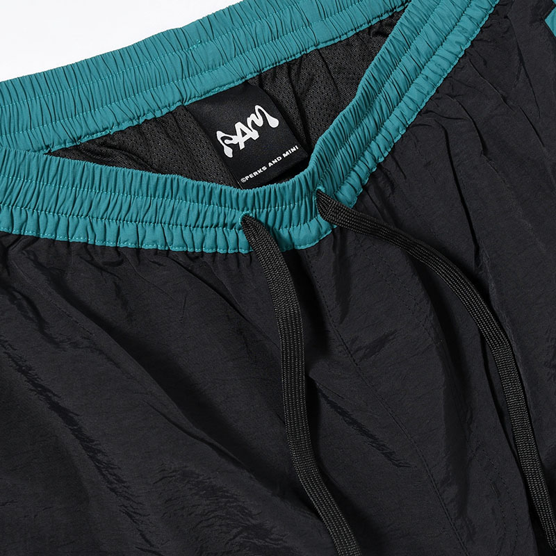 AKTIV-8 TRACKPANT -BLACK/TEAL-