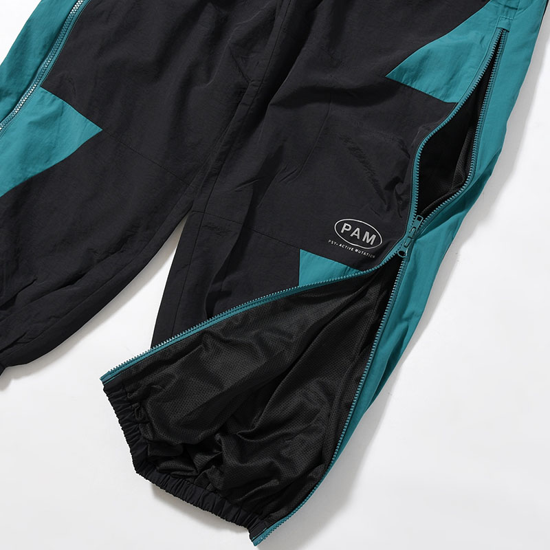 AKTIV-8 TRACKPANT -BLACK/TEAL-