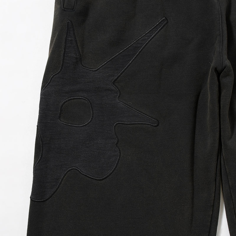 PAM HIGHLIGHT SWEATPANT -BLACK WASH-
