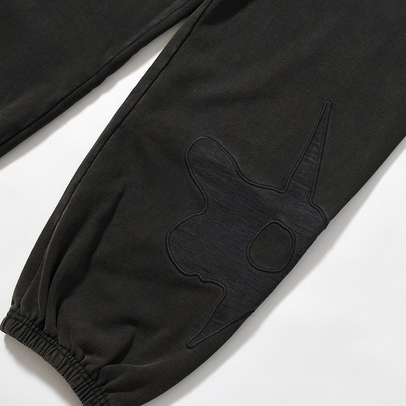PAM HIGHLIGHT SWEATPANT -BLACK WASH-