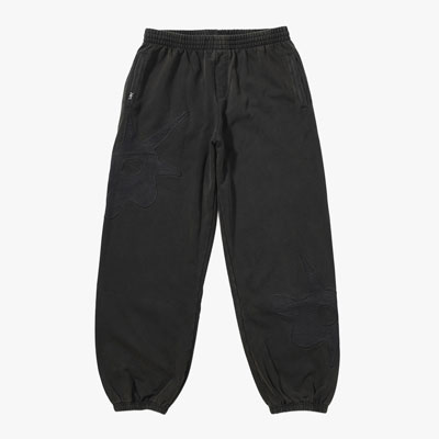 PAM HIGHLIGHT SWEATPANT -BLACK WASH-