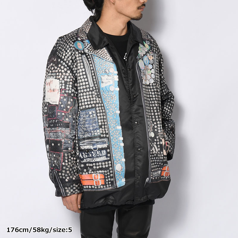 COACH JACKET -BLACK-