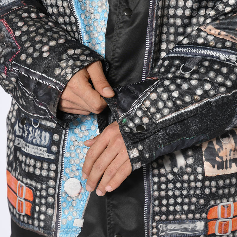 COACH JACKET -BLACK-