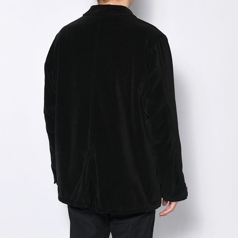 VELVETEEN JACKET -BLACK-
