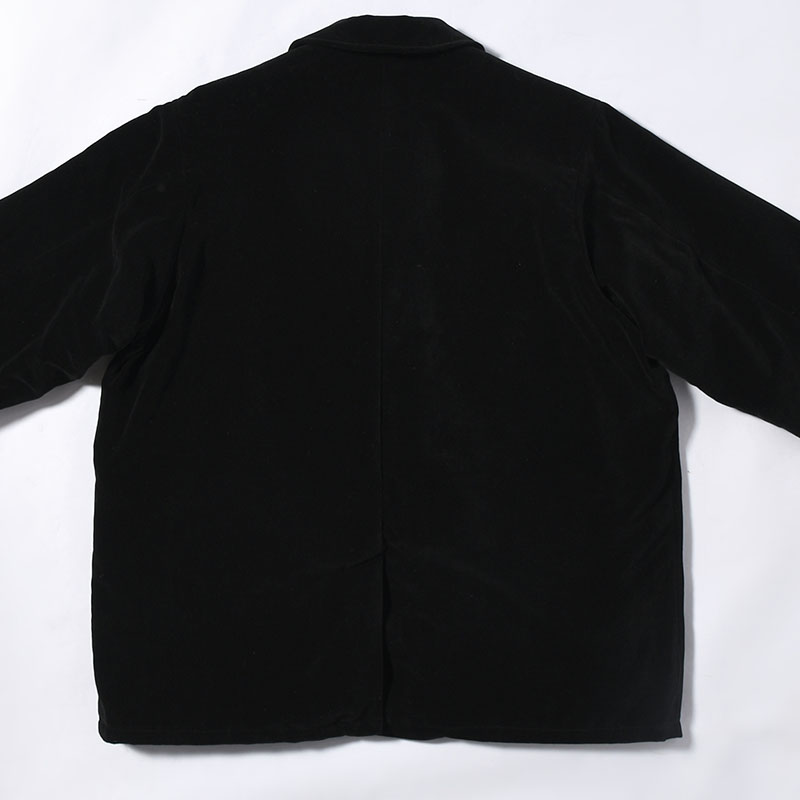 VELVETEEN JACKET -BLACK-