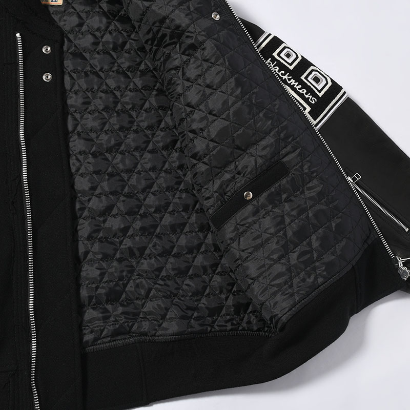 STADIUM JACKET -BLACK/BLACK-