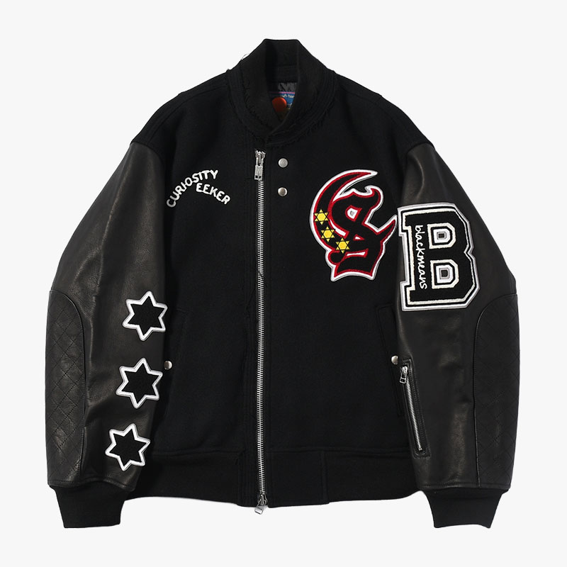 STADIUM JACKET -BLACK/BLACK-