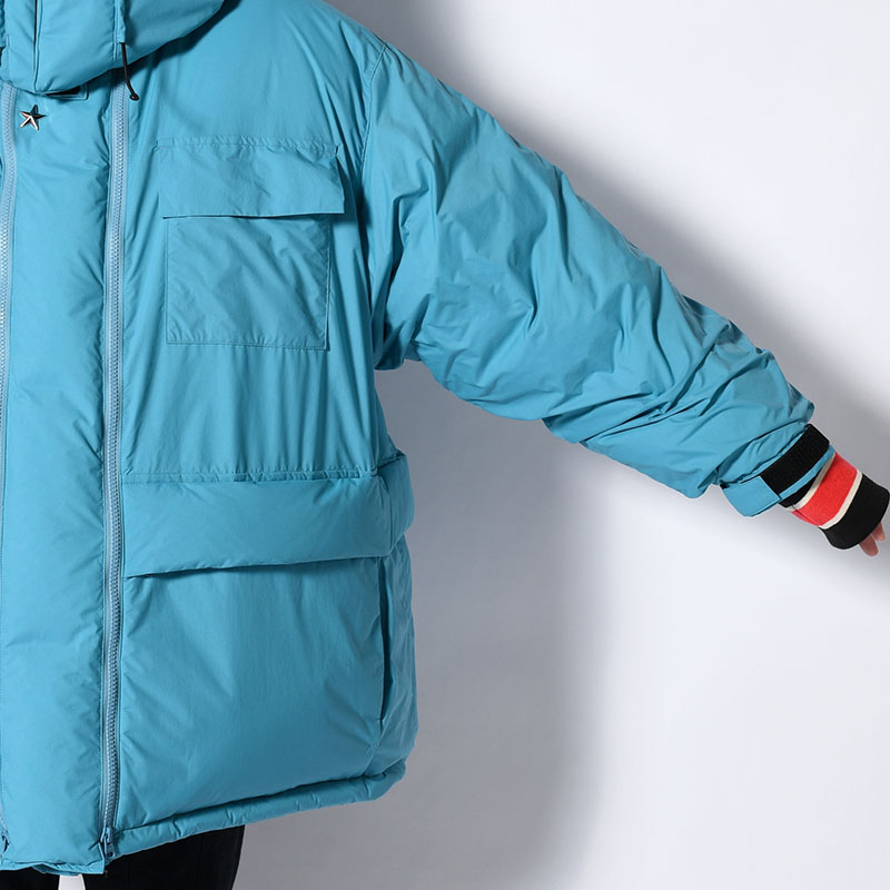 DOWN JACKET -BLUE-