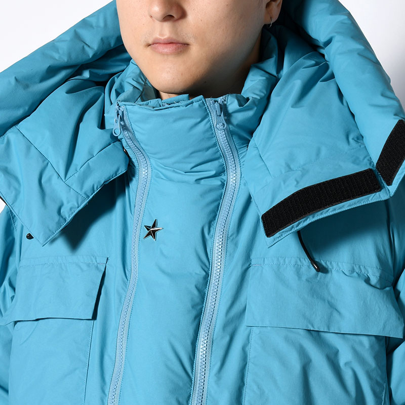 DOWN JACKET -BLUE-