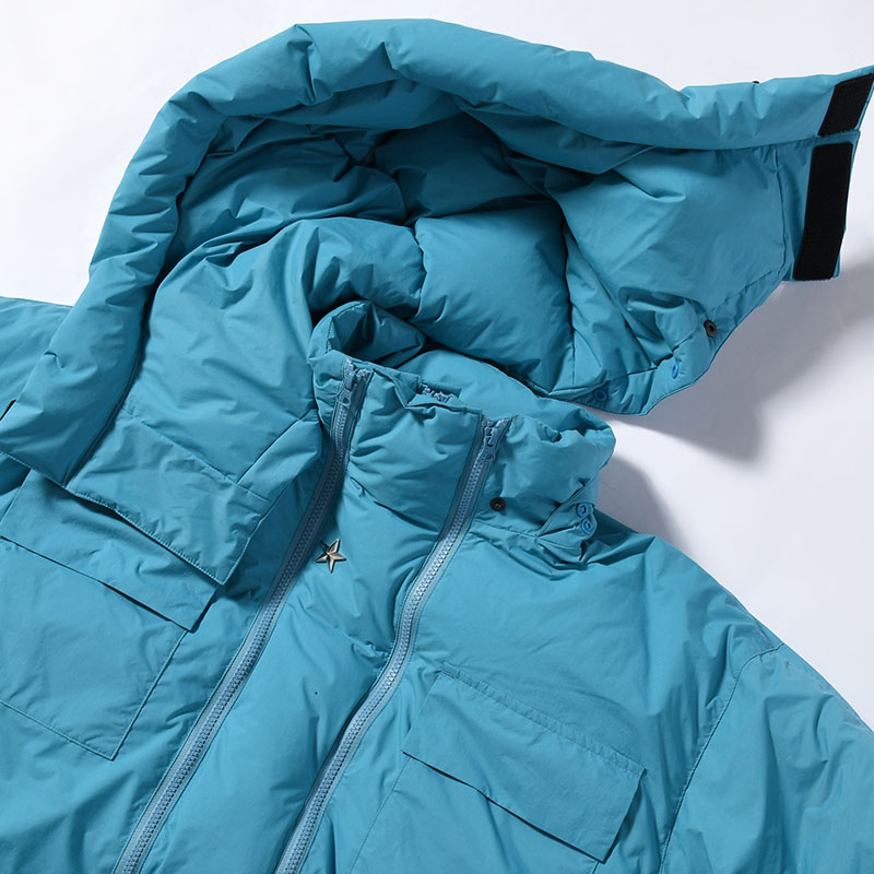 DOWN JACKET -BLUE-