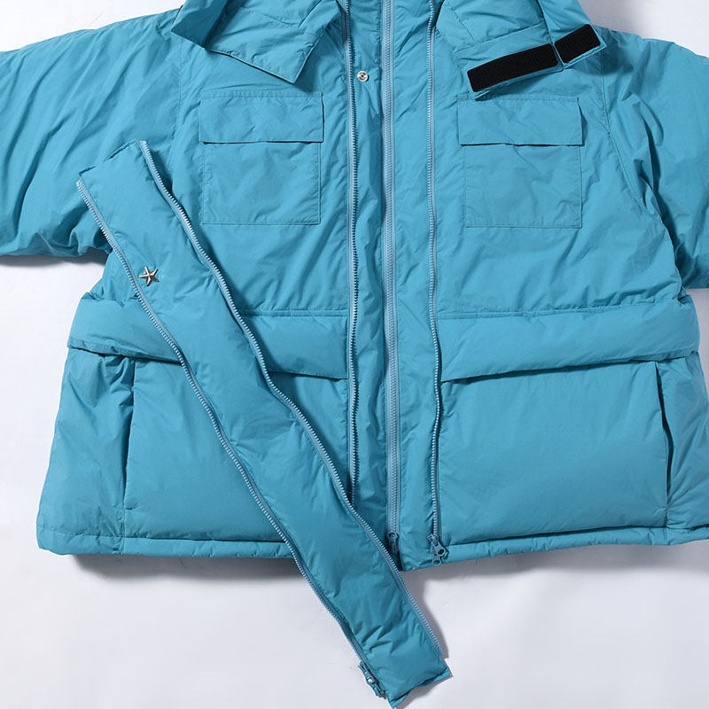 DOWN JACKET -BLUE-