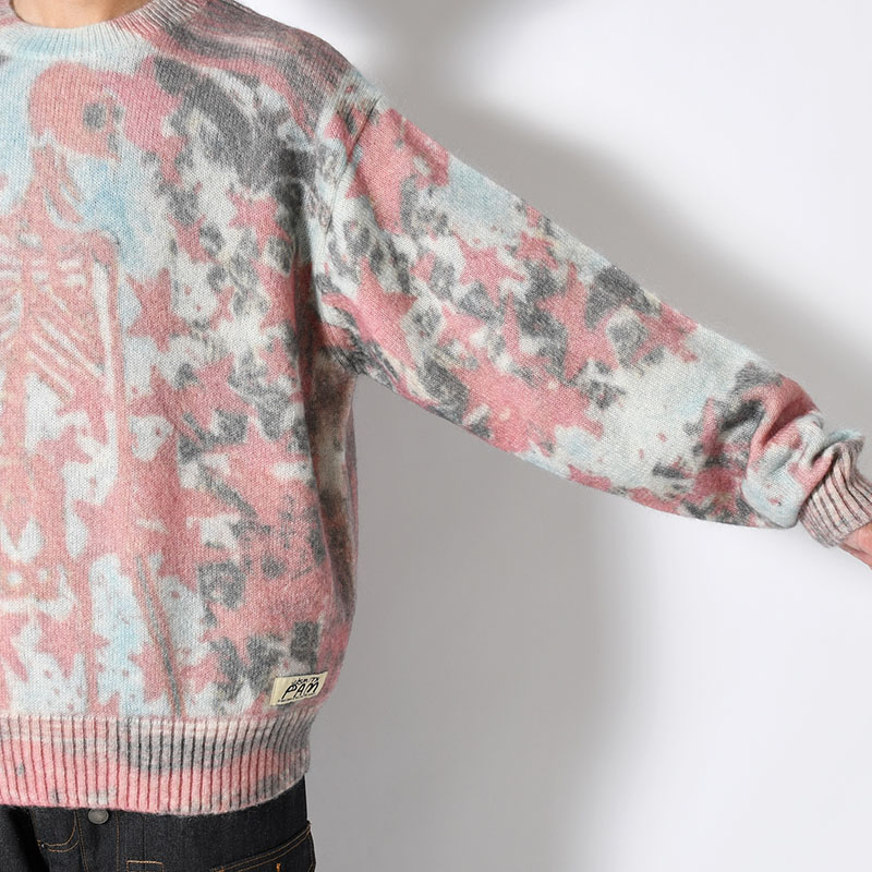 BACK TO LIFE FUZZY KNIT (JOSH SMITH) -MULTI-