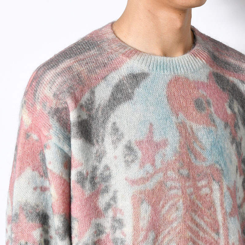 BACK TO LIFE FUZZY KNIT (JOSH SMITH) -MULTI-