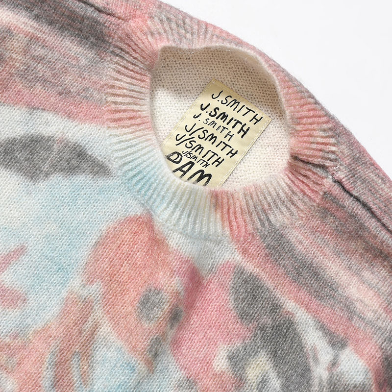 BACK TO LIFE FUZZY KNIT (JOSH SMITH) -MULTI-