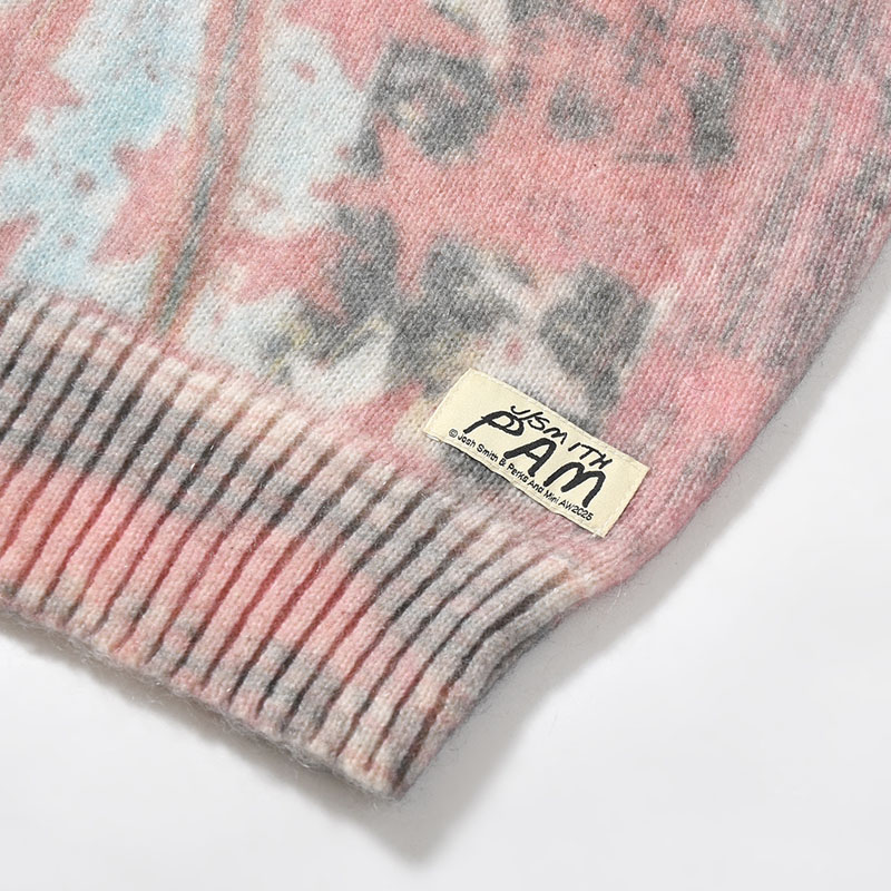 BACK TO LIFE FUZZY KNIT (JOSH SMITH) -MULTI-