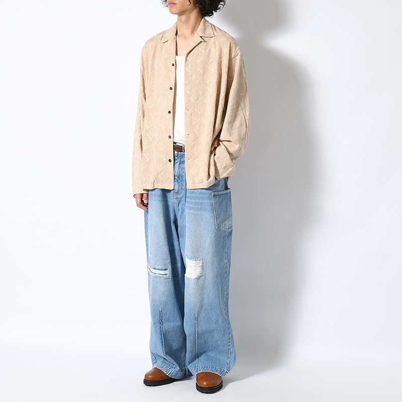 OPEN COLLAR SHIRT -2.COLOR-