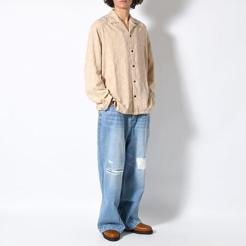 OPEN COLLAR SHIRT -2.COLOR-