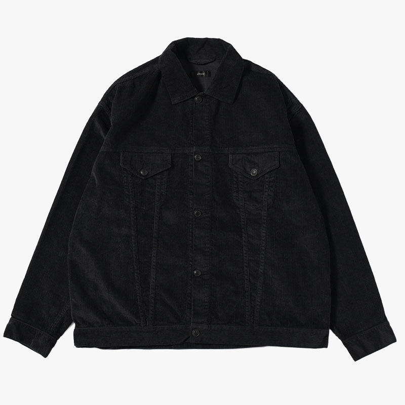 CORDUROY TRACKER JACKET -2.COLOR-(INKBLACK)