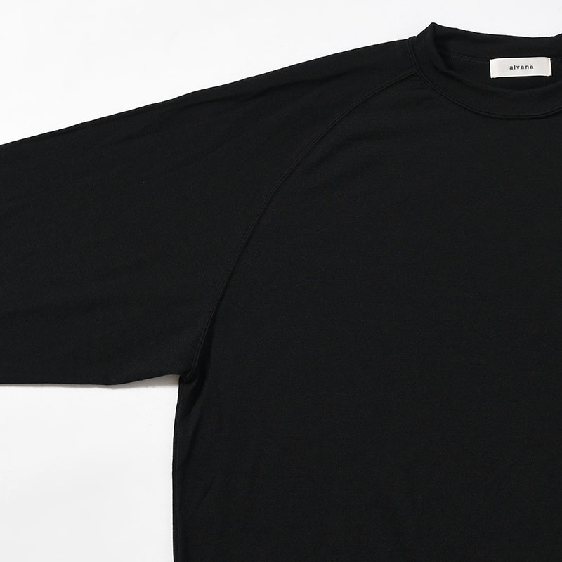 WOOL L/S SWEAT TEE SHIRTS -2.COLOR-