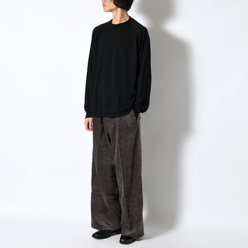 WOOL L/S SWEAT TEE SHIRTS -2.COLOR-
