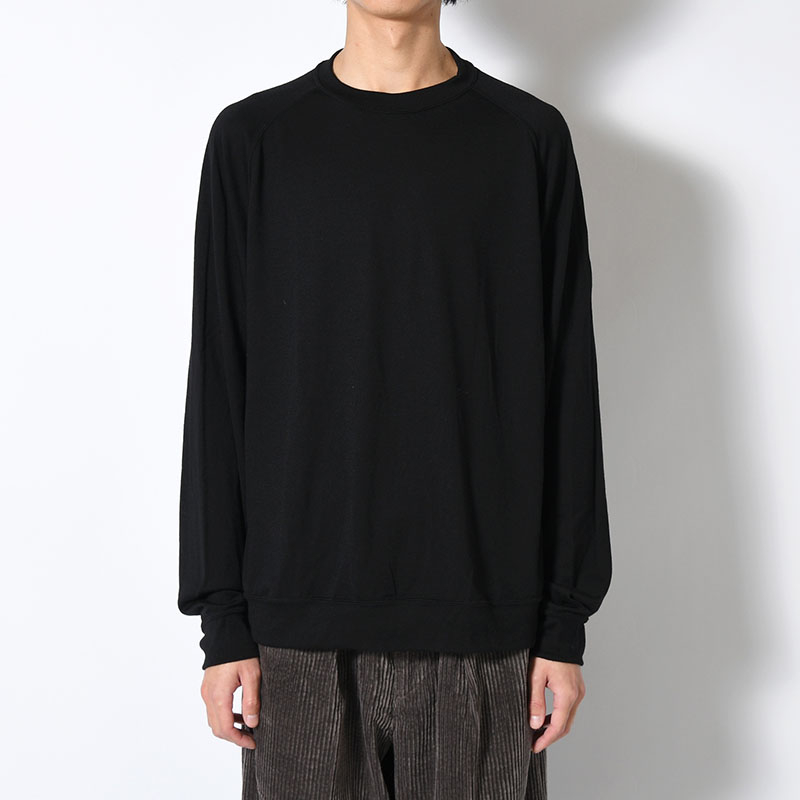 WOOL L/S SWEAT TEE SHIRTS -2.COLOR-