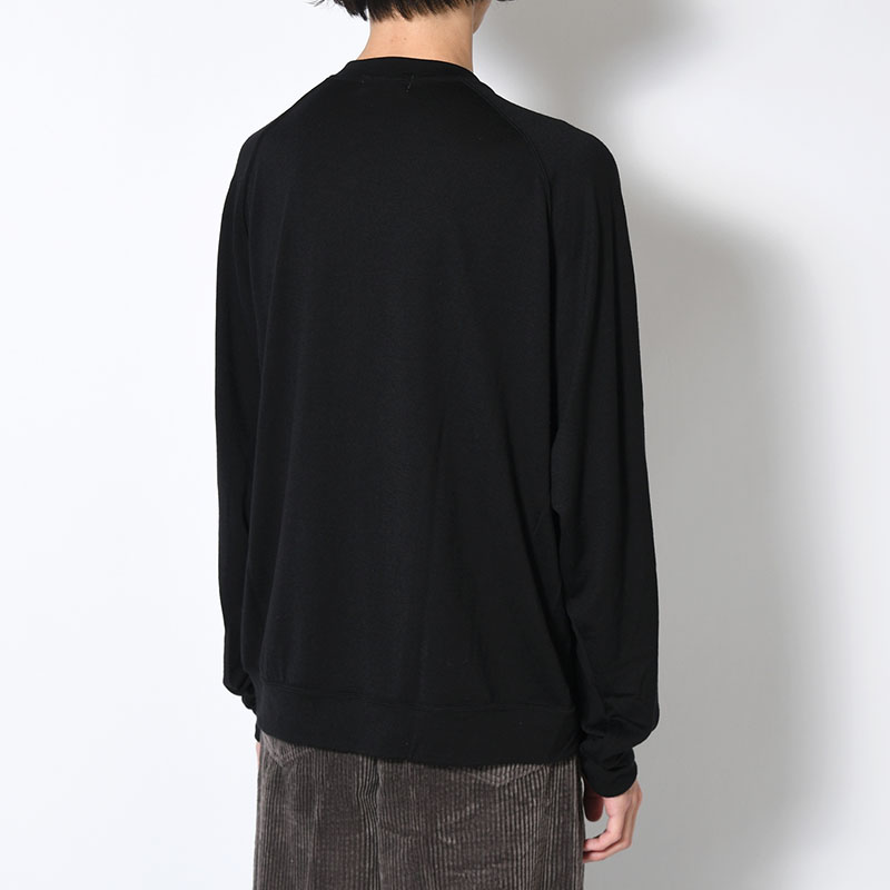 WOOL L/S SWEAT TEE SHIRTS -2.COLOR-