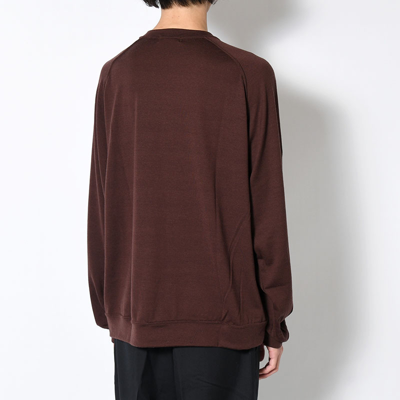 WOOL L/S SWEAT TEE SHIRTS -2.COLOR-