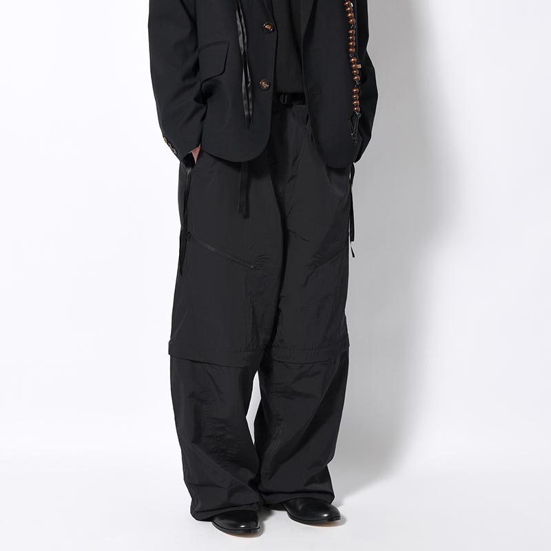 ETA PANTS 2-WAY -BLACK-