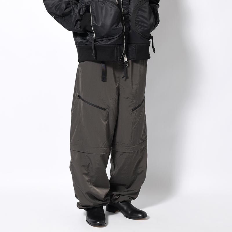 ETA PANTS 2-WAY -CHARCOAL-