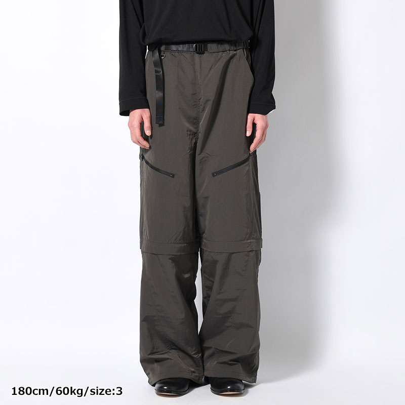 ETA PANTS 2-WAY -CHARCOAL-