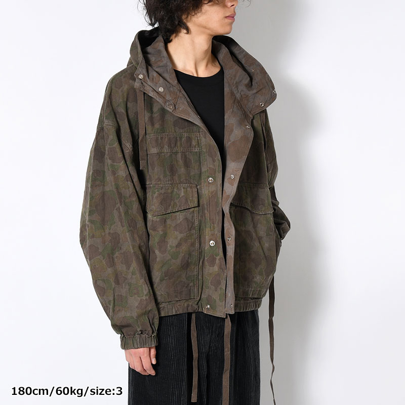 ABY PARKA SHORT N.D. -KURE GREY-