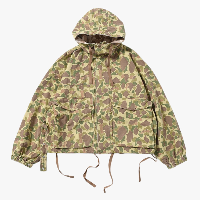 ABY PARKA SHORT REV -CAMO-