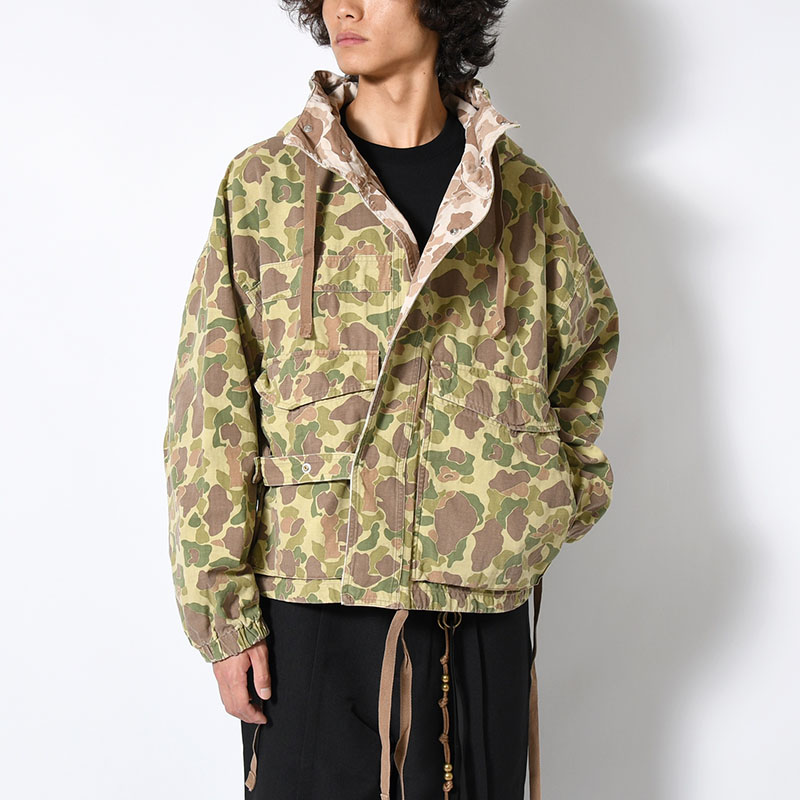 ABY PARKA SHORT REV -CAMO-